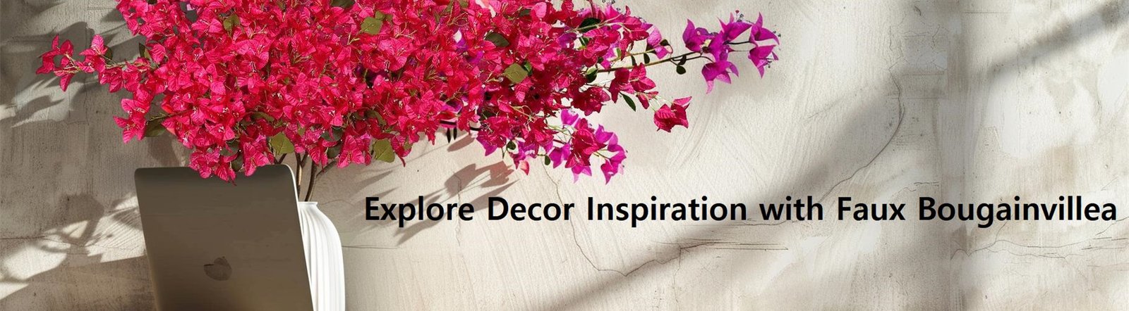 Home Decor with bougainvillea