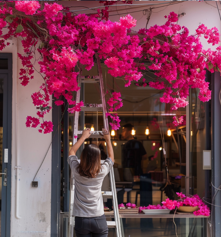 bougainvillea for storefront