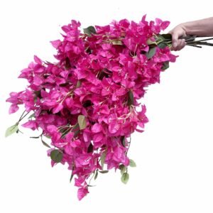Silk Floral Stems Hanging Bougainvillea Vines - 31 inch - Violet - 18002